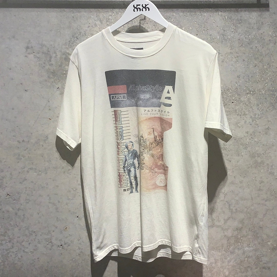 ALPHASTYLE: KARAKA ROCKET PRINT TEE