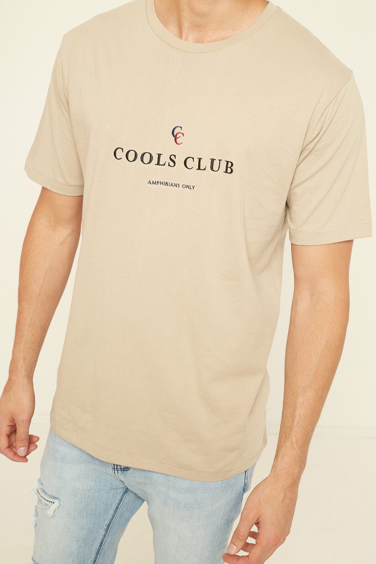 barney cools beige tee - 8586