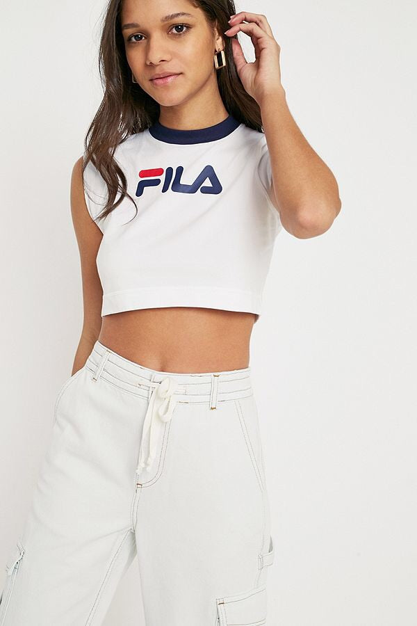 FILA HERITAGE: PIA CROP TEE - 85 86 eightyfiveightysix