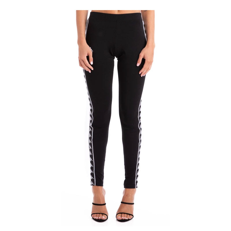 KAPPA: 222 BANDA ANEN LEGGINGS (black front view)