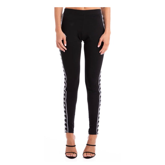 KAPPA: 222 BANDA ANEN LEGGINGS (black front view)