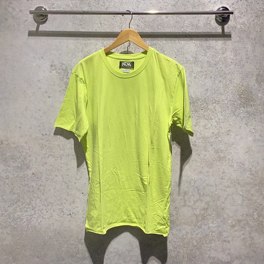 8586: NEON GREEN OVERSIZED CREWNECK TEE