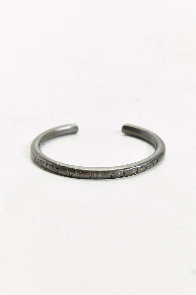 CHEAP MONDAY : ENGRAVED CUFF BRACELET - 85 86 eightyfiveightysix