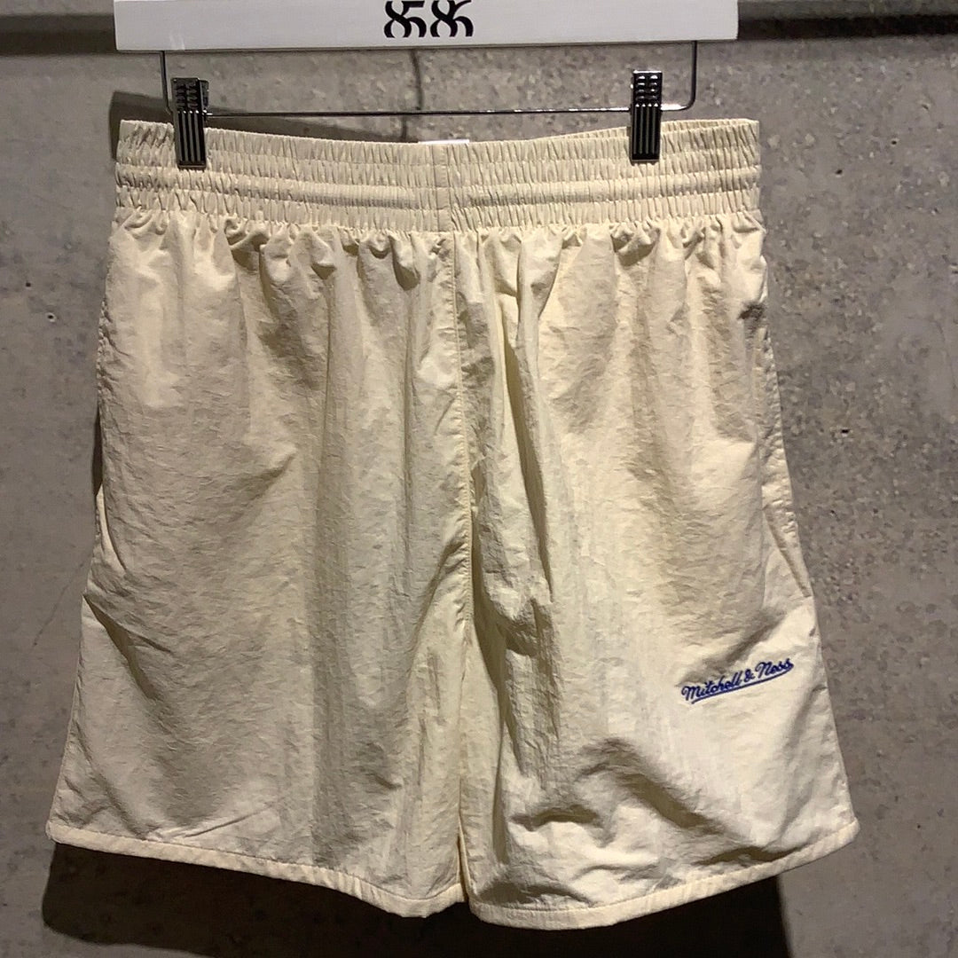 Mitchell & Ness:  Nylon Shorts (front view hanging)