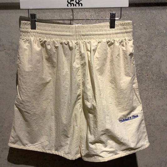 Mitchell & Ness:  Nylon Shorts (front view hanging)