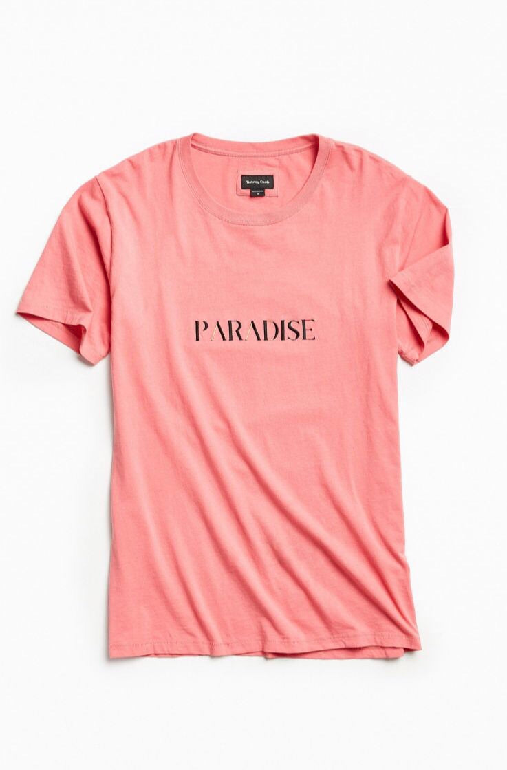BARNEY COOLS: PARADISE EMBROIDERED GRAPHIC TEE - 85 86 eightyfiveightysix