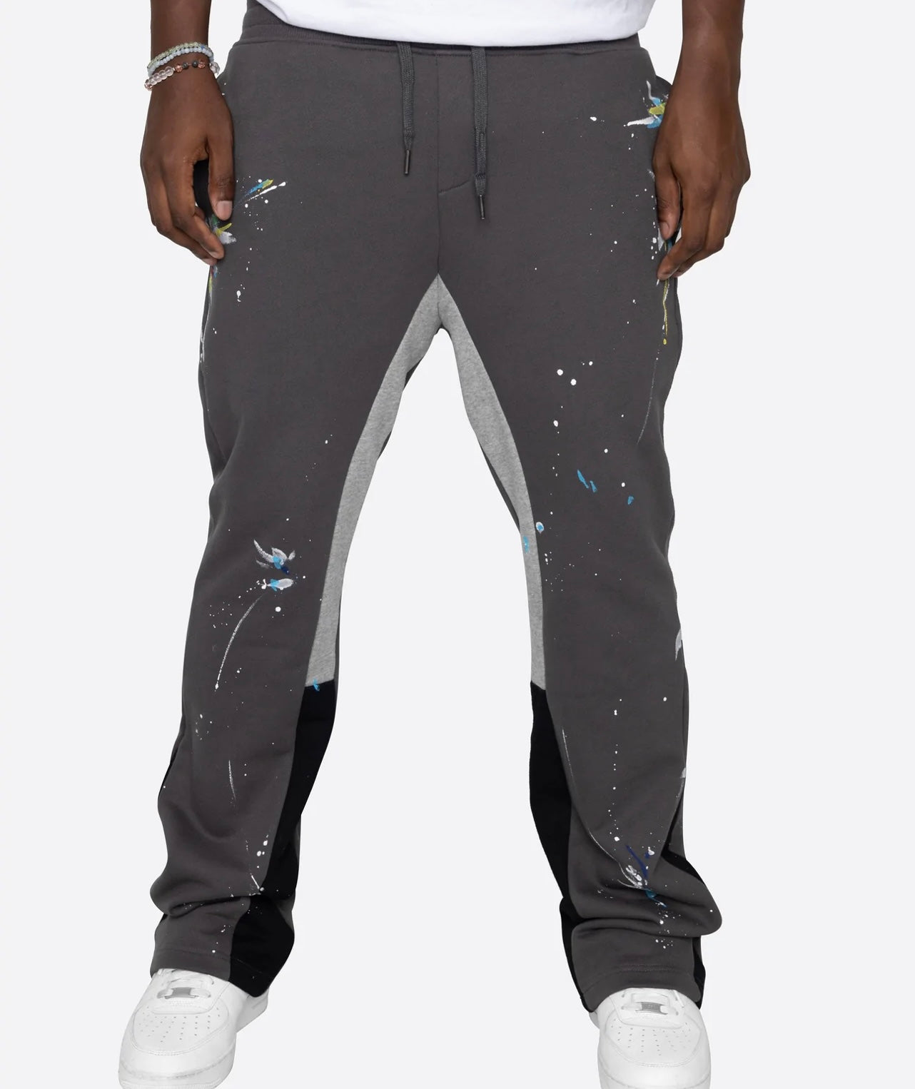 EPTM: SHOWROOM FLARE SWEATPANTS CHARCOAL