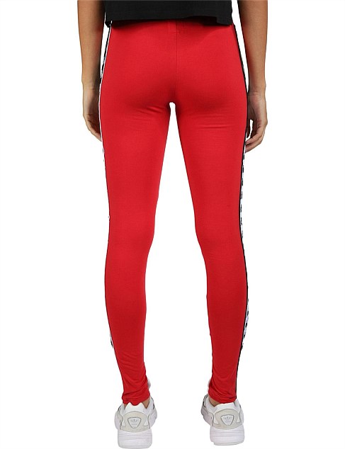 kappa 222 red black leggings - 8586