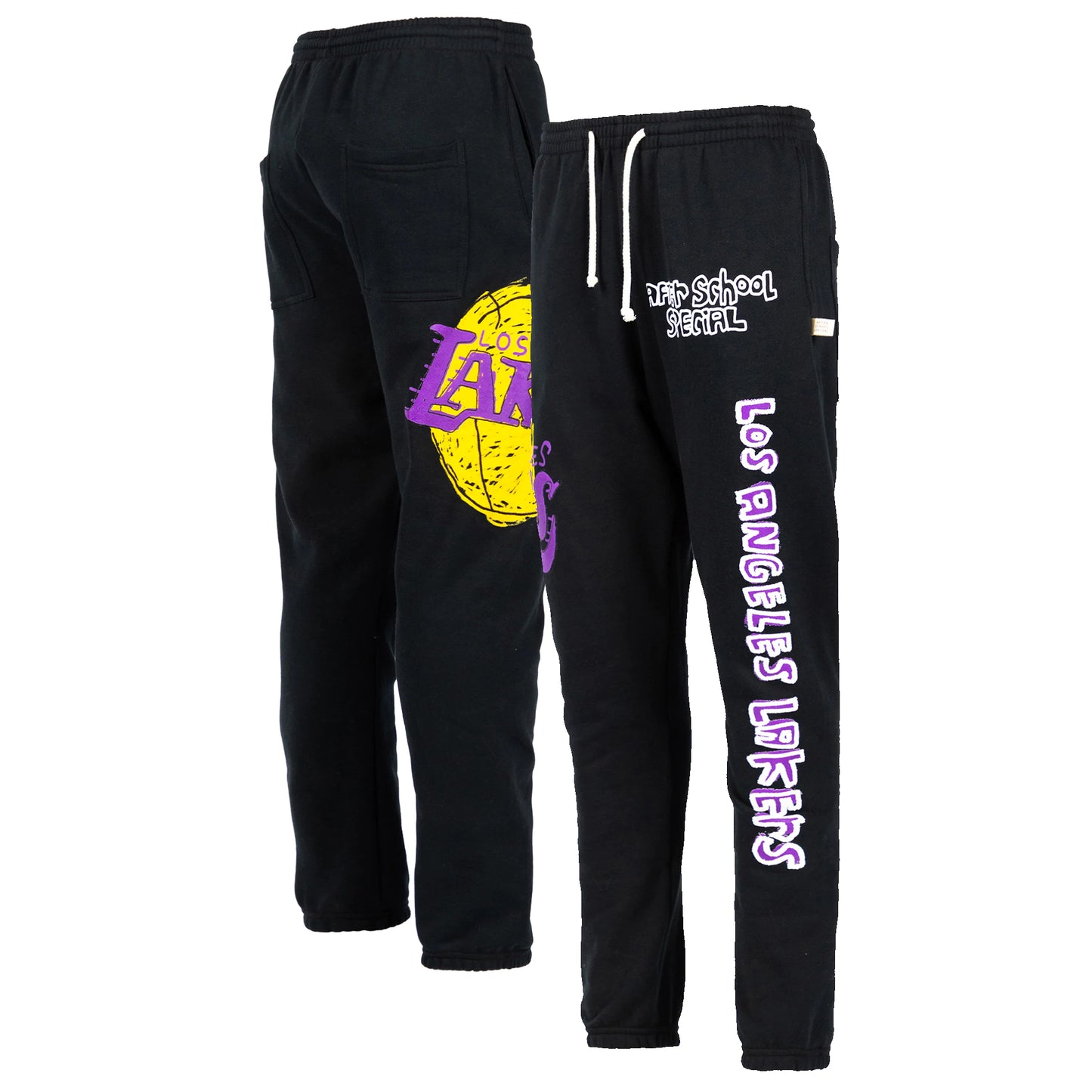 after school special black lakers sweatpants - 8586