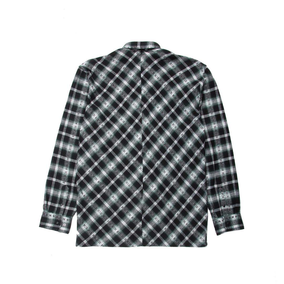 PUBLISH: ELDERED FLANNEL BUTTON UP SHIRT - 85 86 eightyfiveightysix