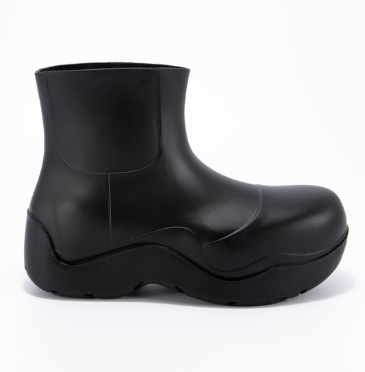 BOHO: PUDDLE RUBBER RAIN ANKLE BOOTS - 8586