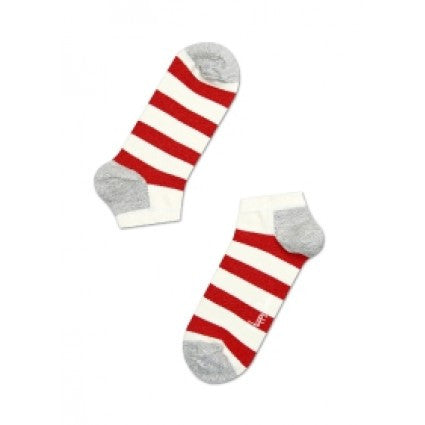 HAPPY SOCKS : RED STRIPE LOW SOCK - 85 86 eightyfiveightysix