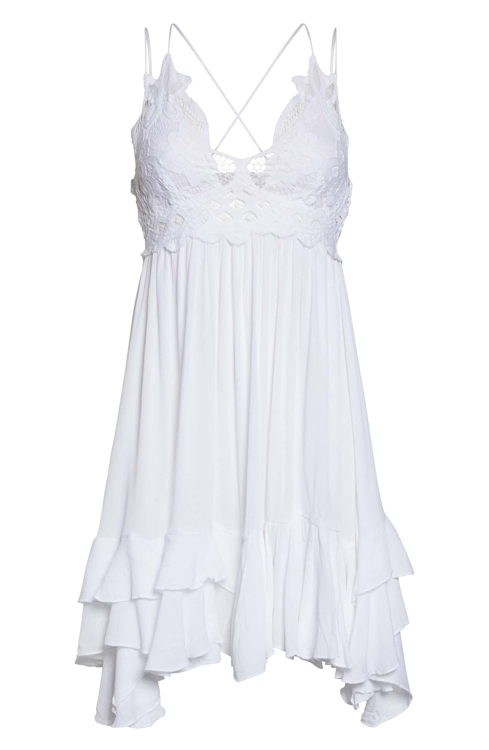 Free PEOPLE: Adella Lace Slip Dress S / White Free PEOPLE: Adella Lace Slip Dress S / White